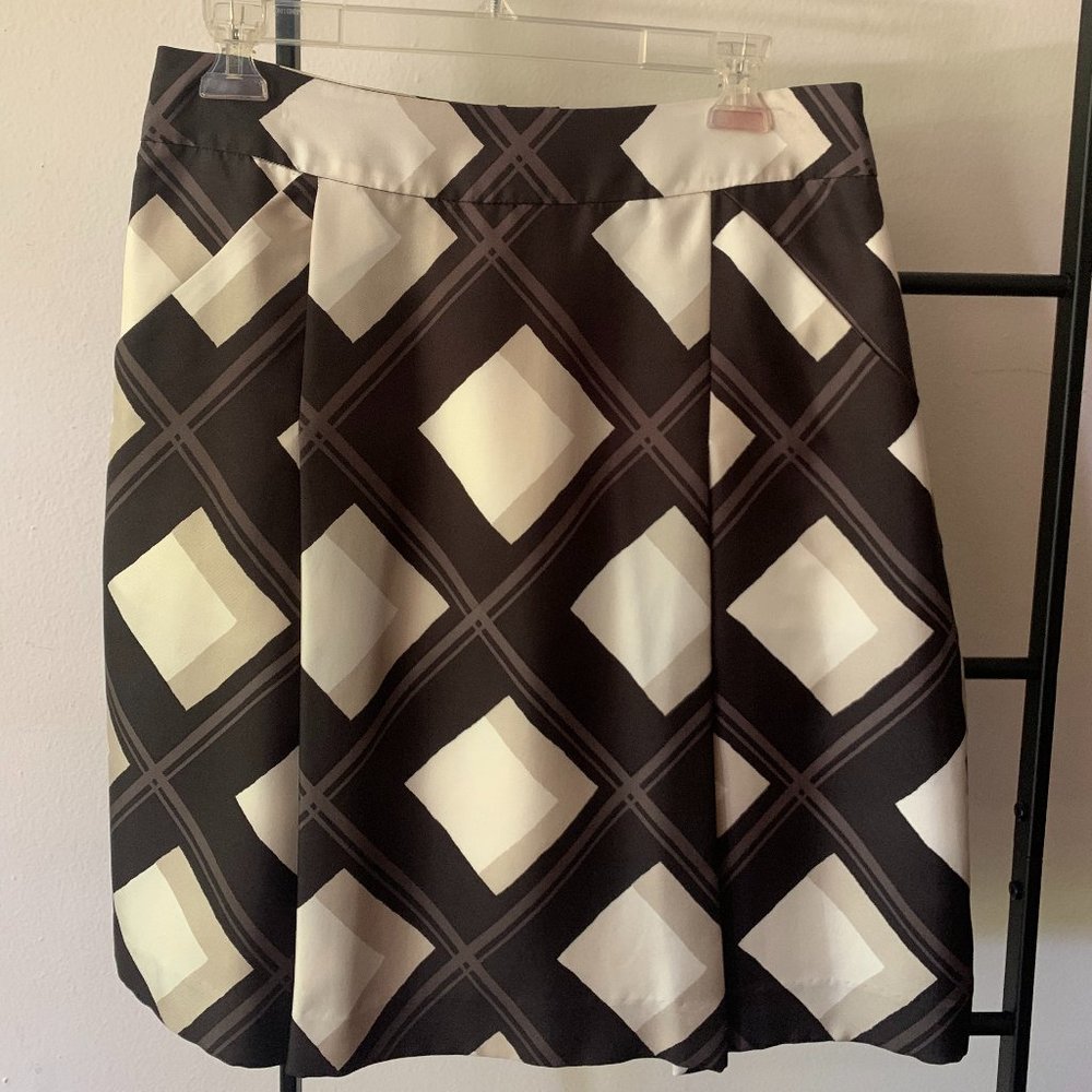 Banana Republic Silk Patterned Skirt